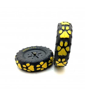 Second hand tire øext130mm øint73mm width40mm (set of 2)