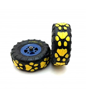 Pneu øext100mm øint47mm larg40mm de seconde main (lot de 2)