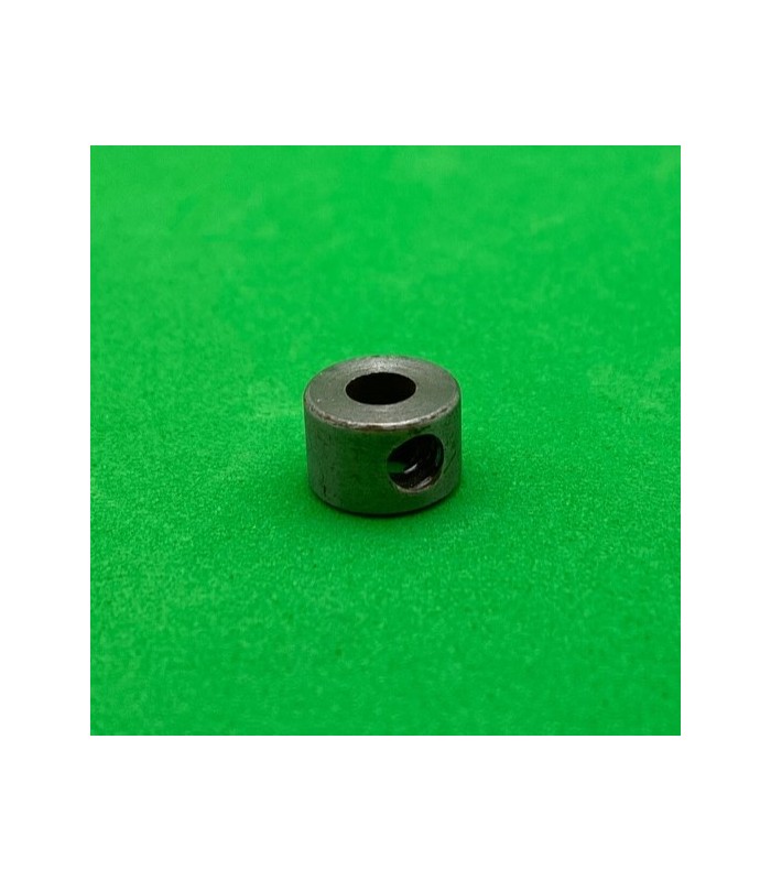 Bague d'arret laiton nickelé 1 trou taraudé Bague d'arret laiton nickelé 1 trou taraudé