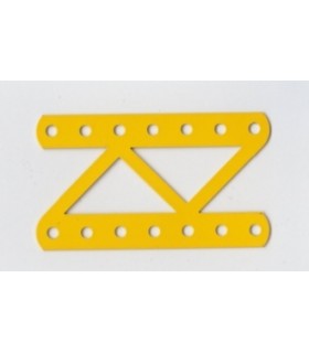 Longrine 7 tr. ouverte simple jaune