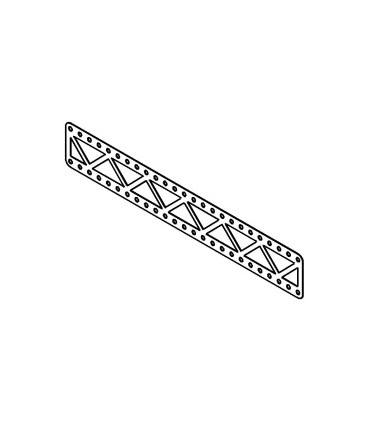 Single closed braced girder 15 h yelow-orange