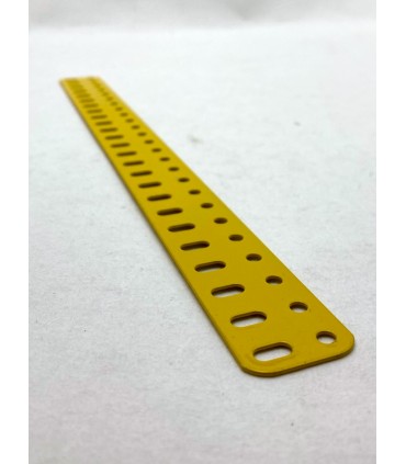 Flat girder 25 holes original Meccano yellow