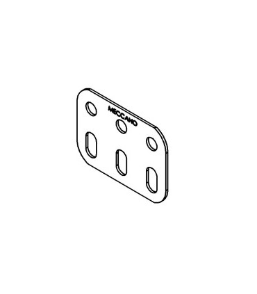 Flat girder 3 holes zn