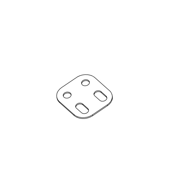 Flat girder 2 holes red Flat girder 2 holes red