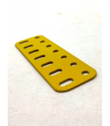 Flat girder 7 holes original meccano yellow
