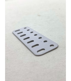 Flat girder 7 holes white