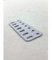 Flat girder 7 holes white