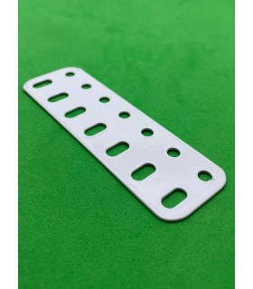 Flat girder 7 holes white