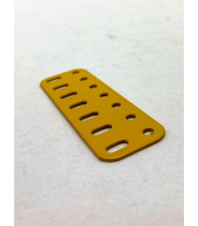 Flat girder 7 holes original meccano yellow-orange