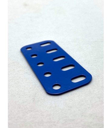 Flat Girder 5 holes blue