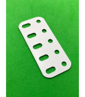 Flat girder 5 holes white