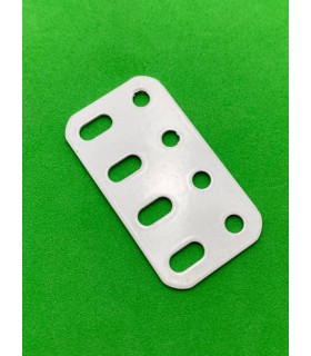 Flat girder 4 holes white
