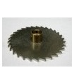 Roue a rochet de 30 dents a moyeu