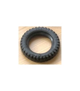 Pneu automobile diam. 25mm noir