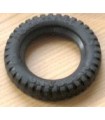 Pneu automobile diam. 25mm noir