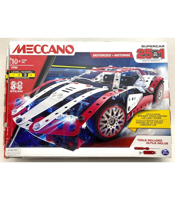 Boite supercar 25 en 1 (21202) de seconde main