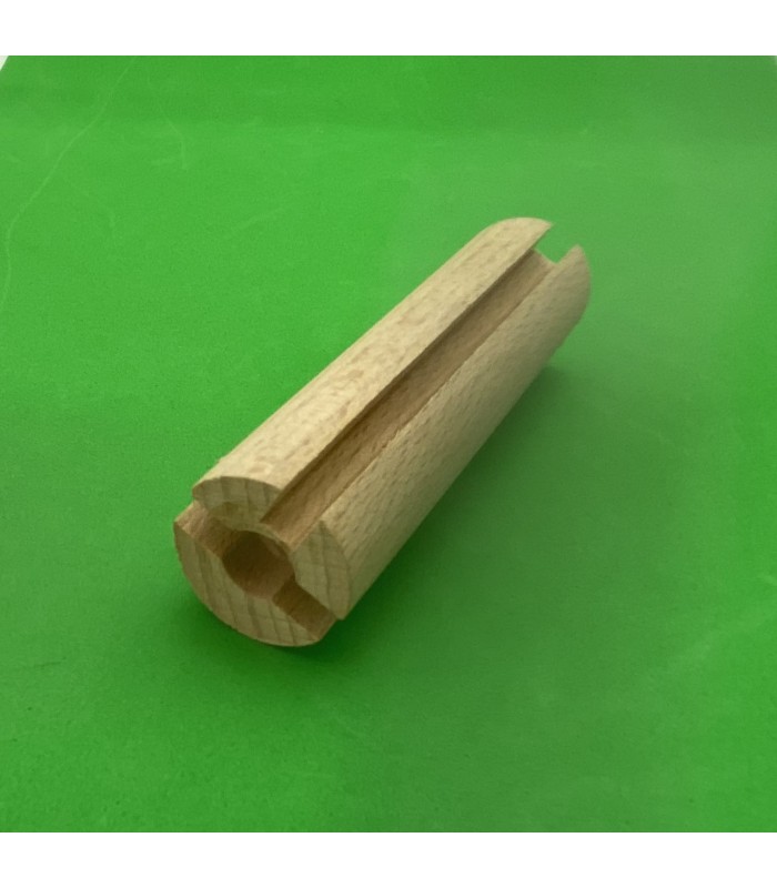 Wooden roller ø24mm with groove without transverse rod Wooden roller ø24mm with groove without transverse rod