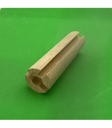 Wooden roller ø24mm with groove without transverse rod