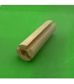 Wooden roller ø24mm with groove without transverse rod