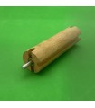Rouleau bois ø24mm avec rainure avec tige transversale et 2 bagues d'arrêt