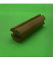 Rouleau bois ø28mm avec rainure sans tige transversale