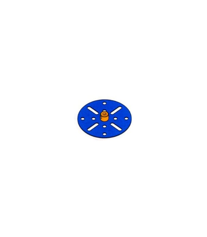 Plateau central diam. 60 mm sertie bleu ( 8 tr ) Plateau central diam. 60 mm sertie bleu ( 8 tr )
