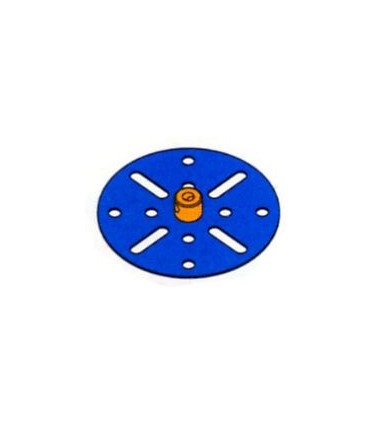 Plateau central diam. 60 mm sertie bleu ( 8 tr )