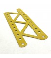 Single opened braced girder 11 h yellow