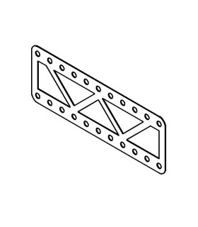 Single closed braced girder 11 h yellow-orange