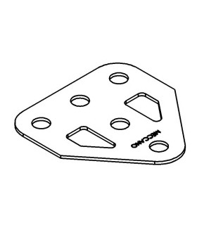Flat trunnion multifunction red