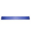 Plaque flexible métal 3x25 trous