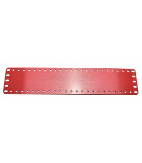 Plaque bande (flexible) métal 5x25tr rouge pailleté