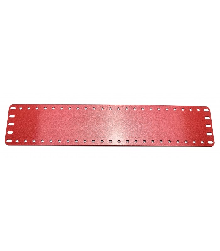 Plaque bande (flexible) métal 5x25tr rouge pailleté