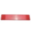 Plaque bande (flexible) métal 5x25tr rouge pailleté