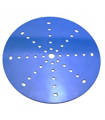 Plaque circulaire d.150mm bleu (sans lumiere)
