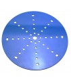 Plaque circulaire d.150mm bleu (sans lumiere)