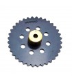 Sprocket wheel 36 th ø 50 mm dark grey second hand