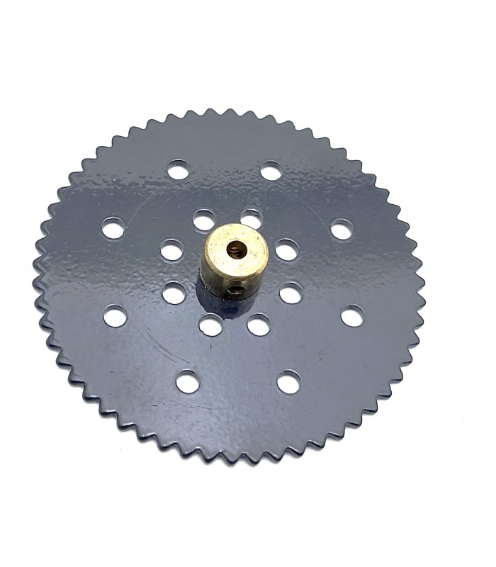 Roue de chaine 56 dents ø 75 mm gris foncé de seconde main Roue de chaine 56 dents ø 75 mm gris foncé de seconde main