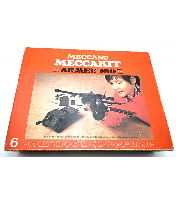 Boite Meccakit Armée 100 des années 70 Boite Meccakit Armée 100 des années 70