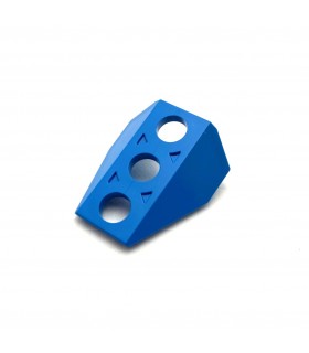 NMJ bande 3tr à 2 rebords 135° bleu clair
