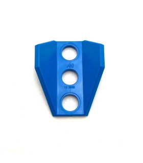 NMJ bande 3tr à 2 rebords 135° bleu clair