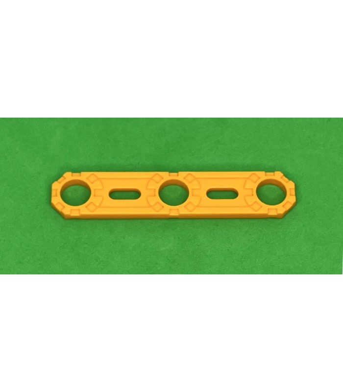 NMJ flat strip 3 holes mandarin orange NMJ flat strip 3 holes mandarin orange