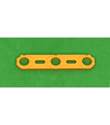 NMJ flat strip 3 holes mandarin orange