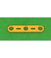 NMJ flat strip 3 holes mandarin orange