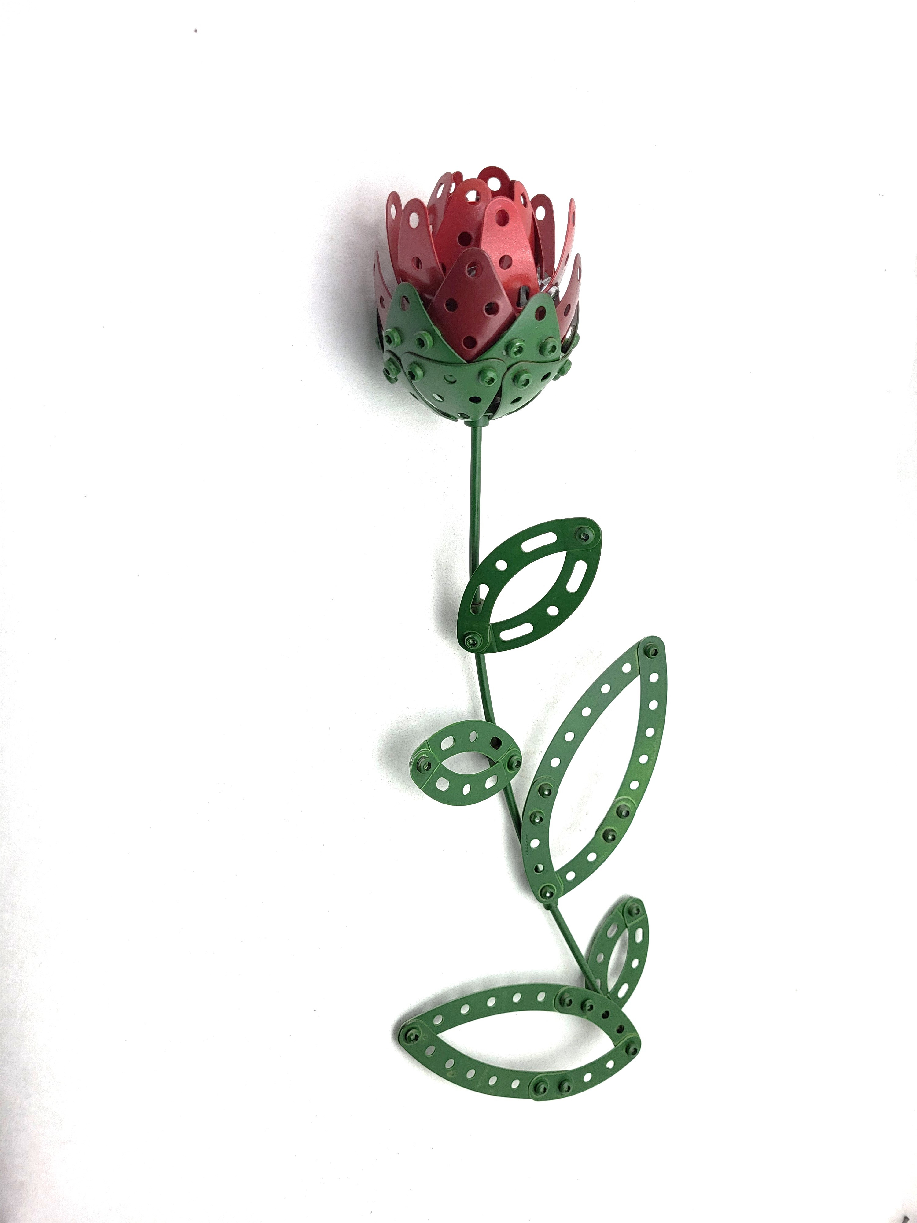 Rose en Meccano